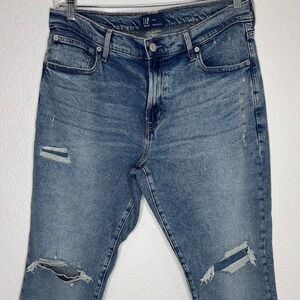 Gap blue girlfriend jeans Size 14